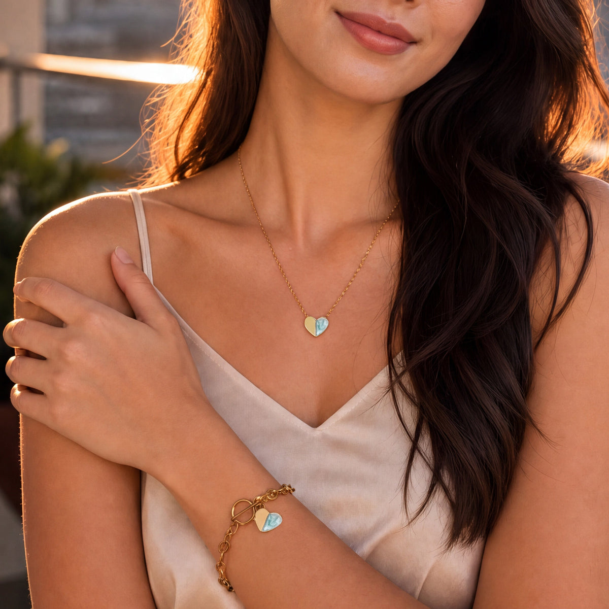 Give Hope Necklace in Mint