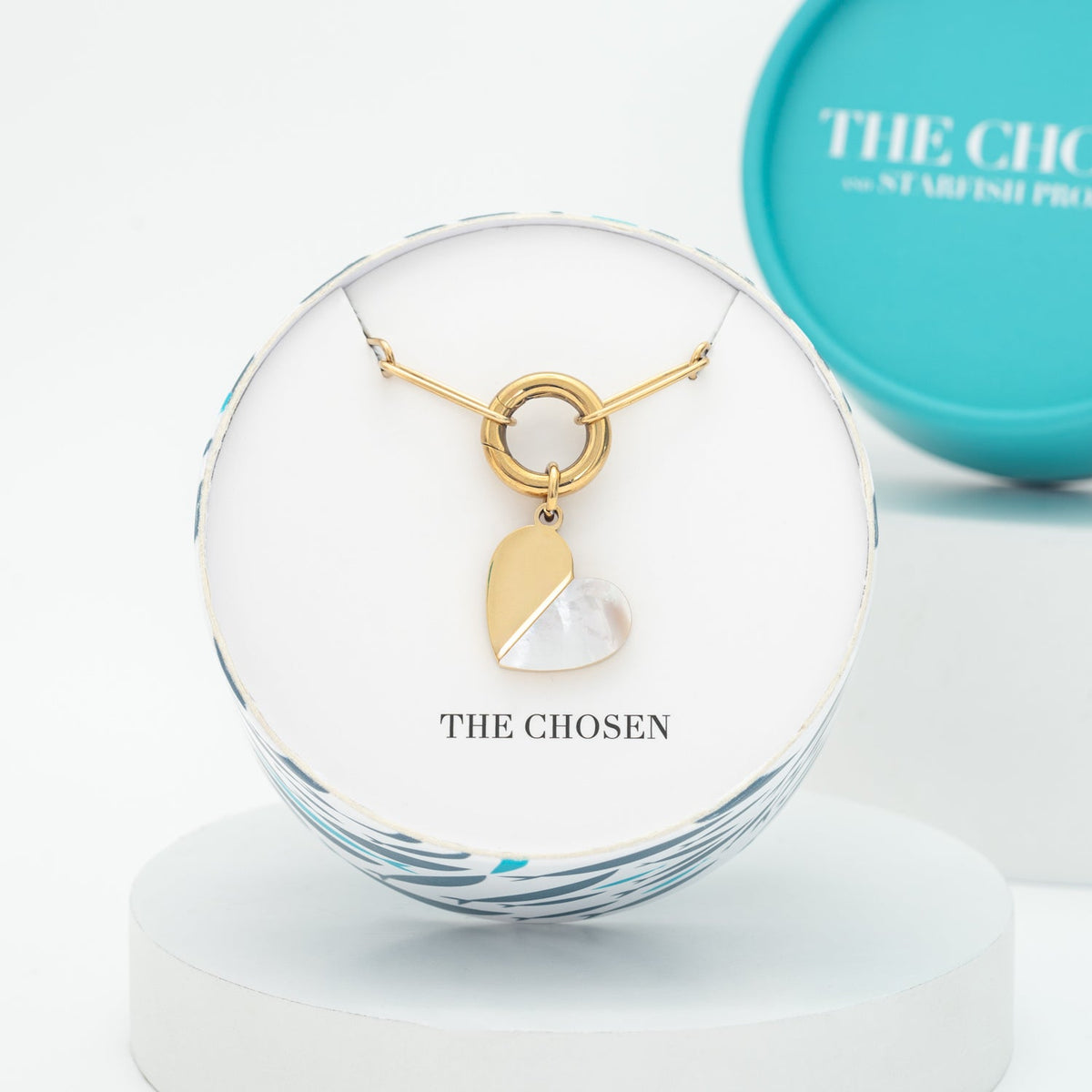 Heart of Mary Necklace Gold