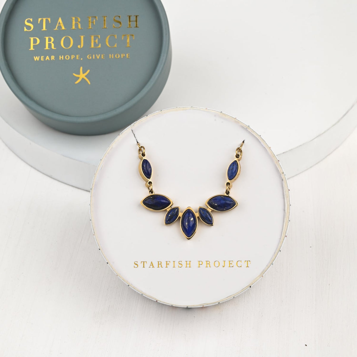 Boundless Voyage Blue Lapis Necklace