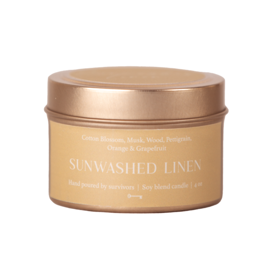 Sunwashed Linen 4 oz Candle
