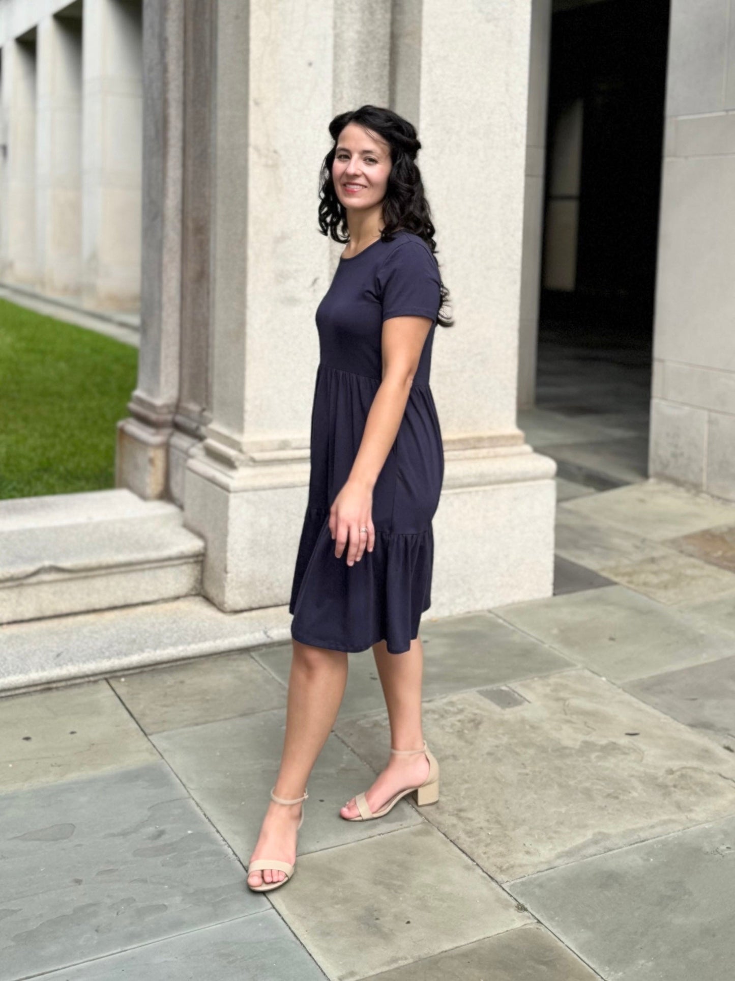 ARIA dress in Navy