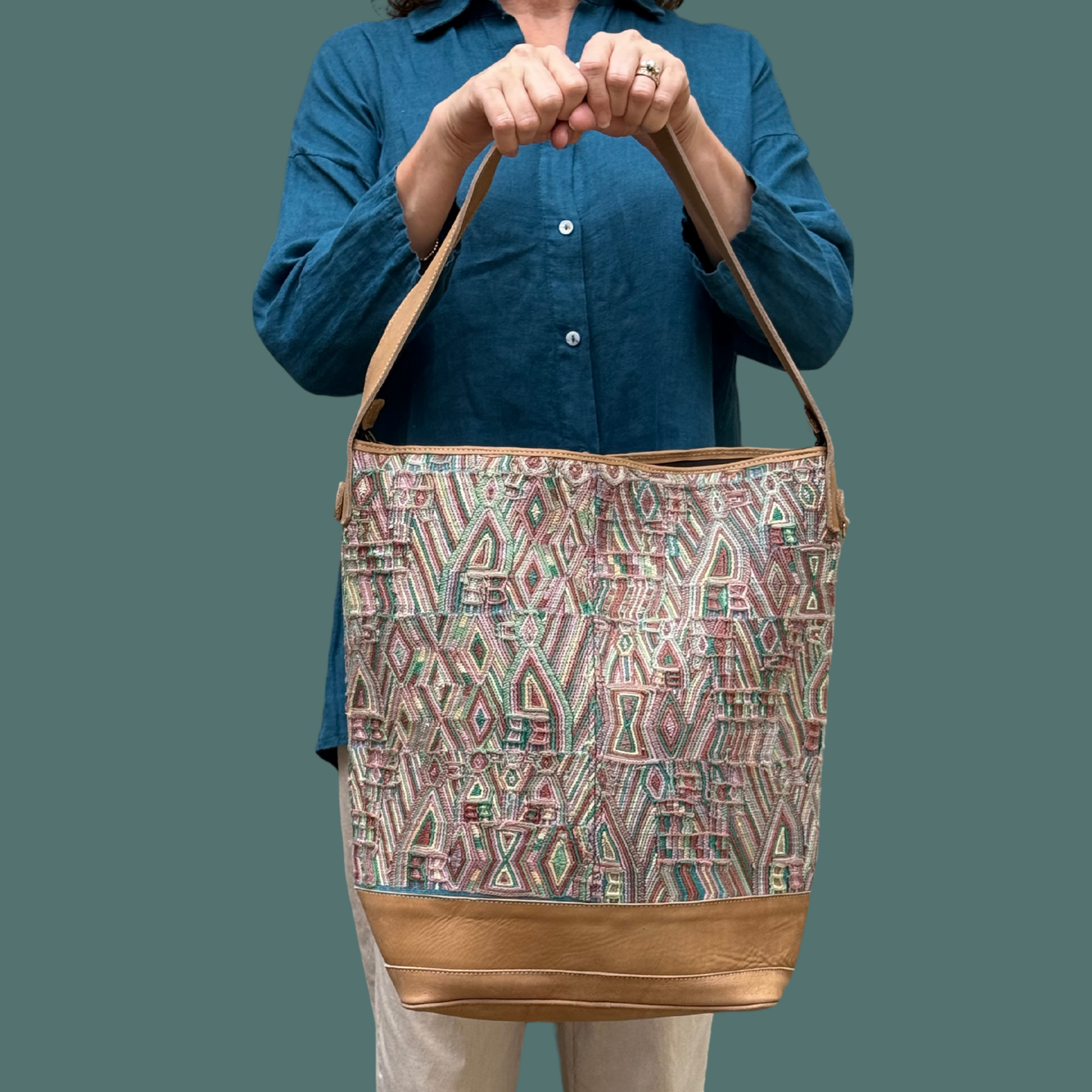 Huipil Bucket Bag