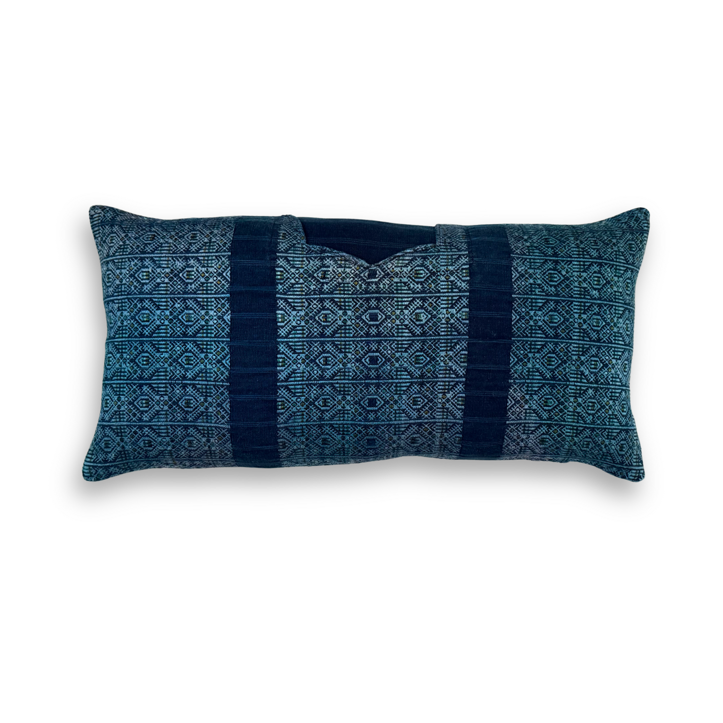 Huipil & Hemp Throw Pillow Cover
