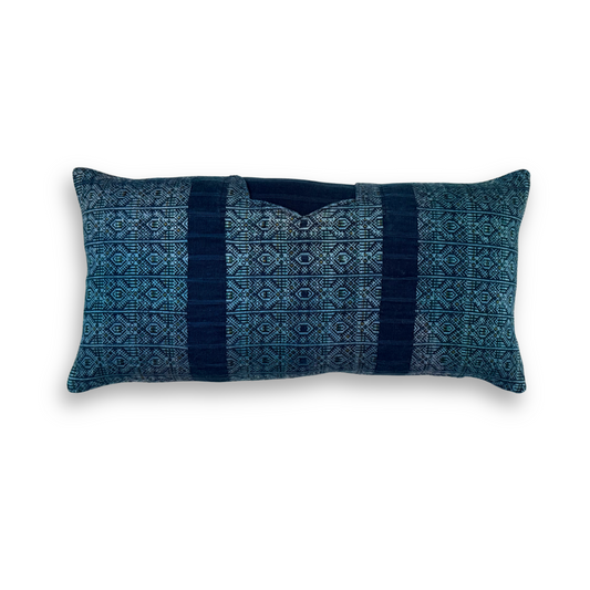 Huipil & Hemp Throw Pillow Cover