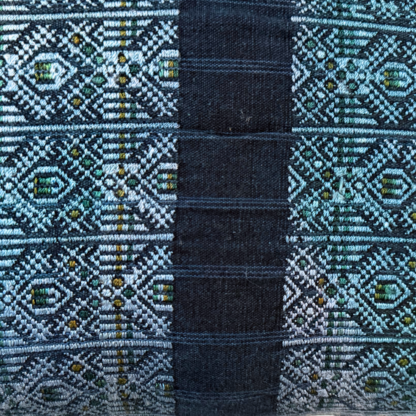 Huipil & Hemp Throw Pillow Cover