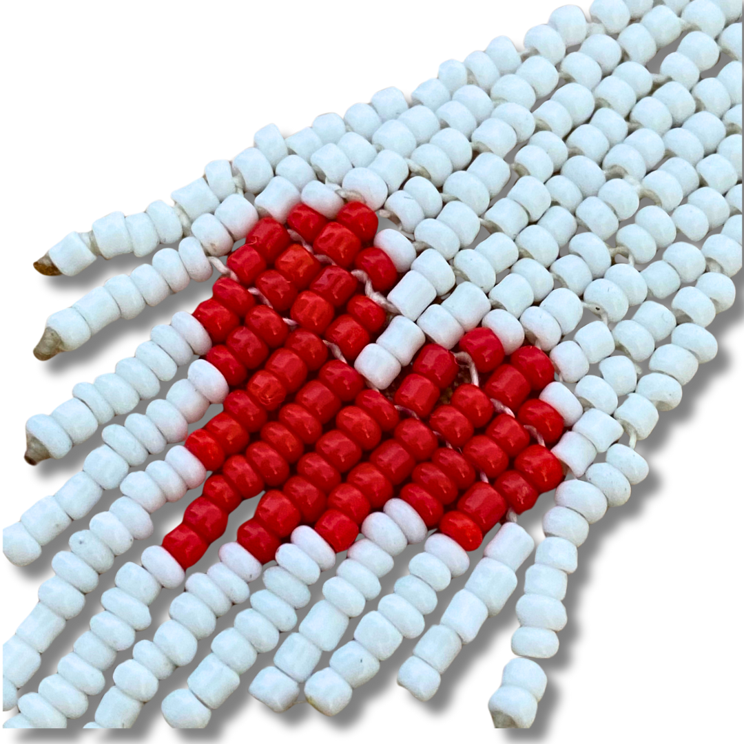 Heartfelt Valentine's Day Seed Bead Earrings - Thailand