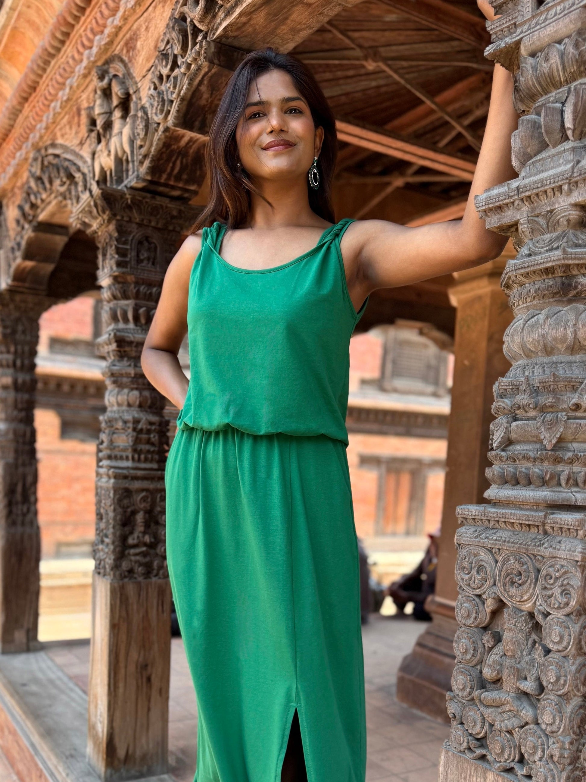 MICHAL dress in Rich Emerald Trades of Hope MICHAL dress in Rich Emerald Trades of Hope