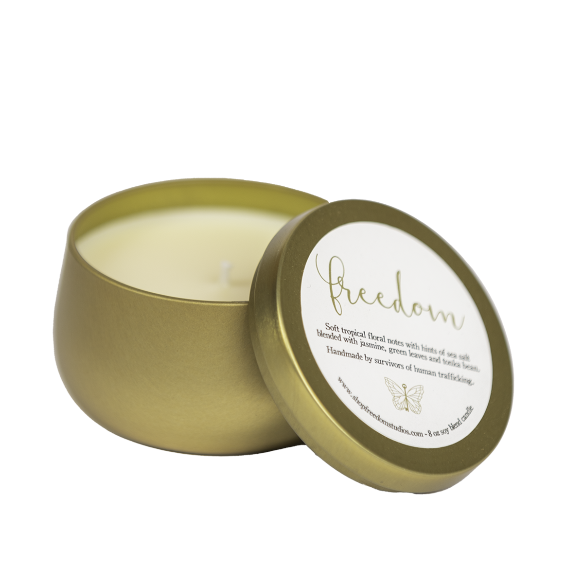 Freedom Tin Candle