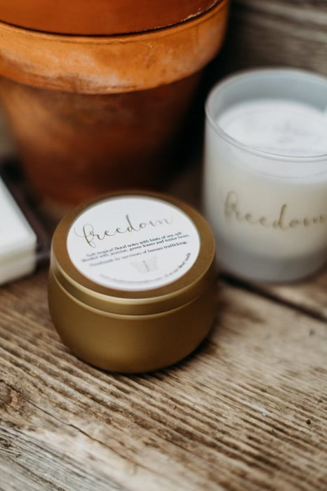 Freedom Tin Candle