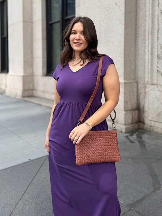 DINAH dress in Midnight Dahlia