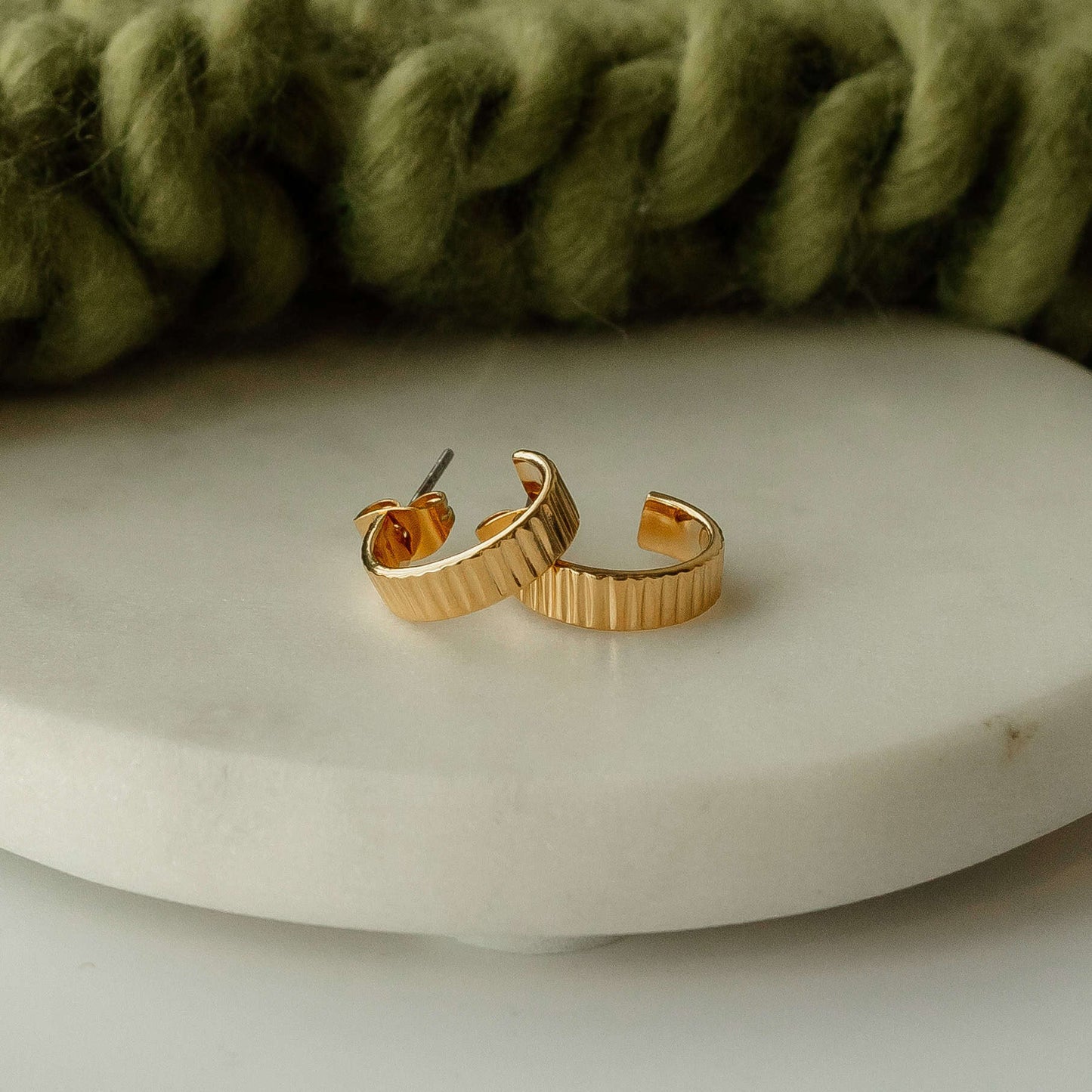 Makena Hoop Earrings - Gold or Silver