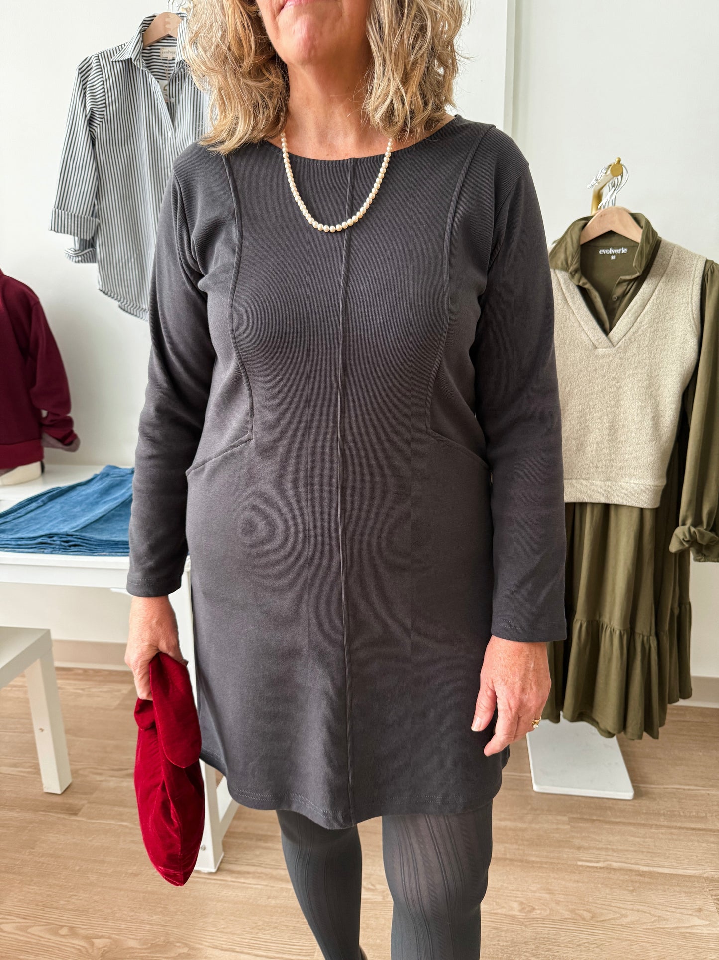 Arden Pocket Shift Dress