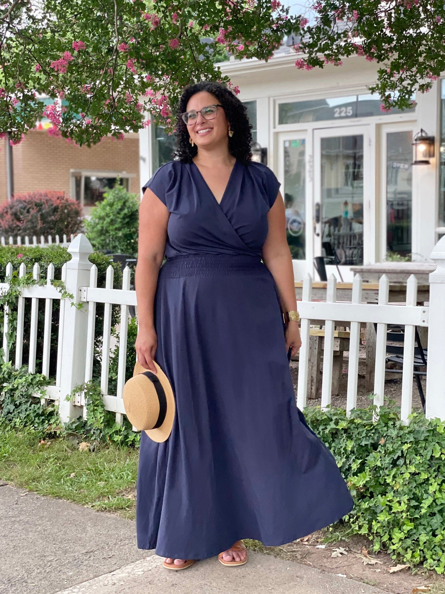 AUBREE dress in Navy