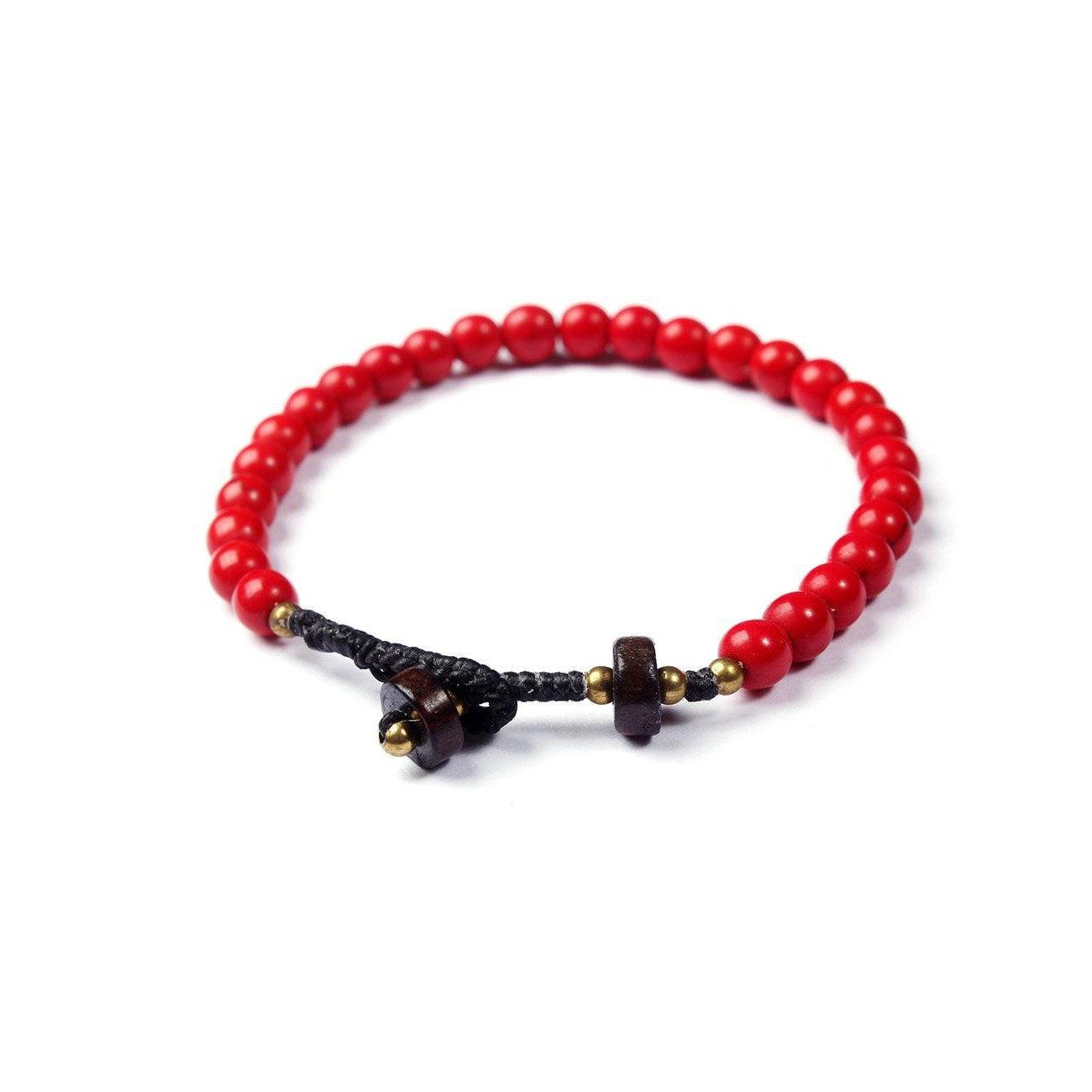 Siam Round Stones Adjustable Bracelet - Thailand