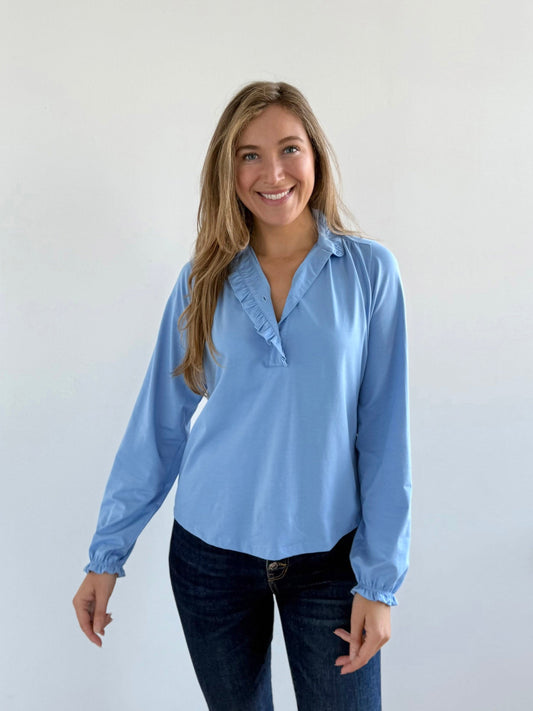 SEZANE top in Light Cornflower