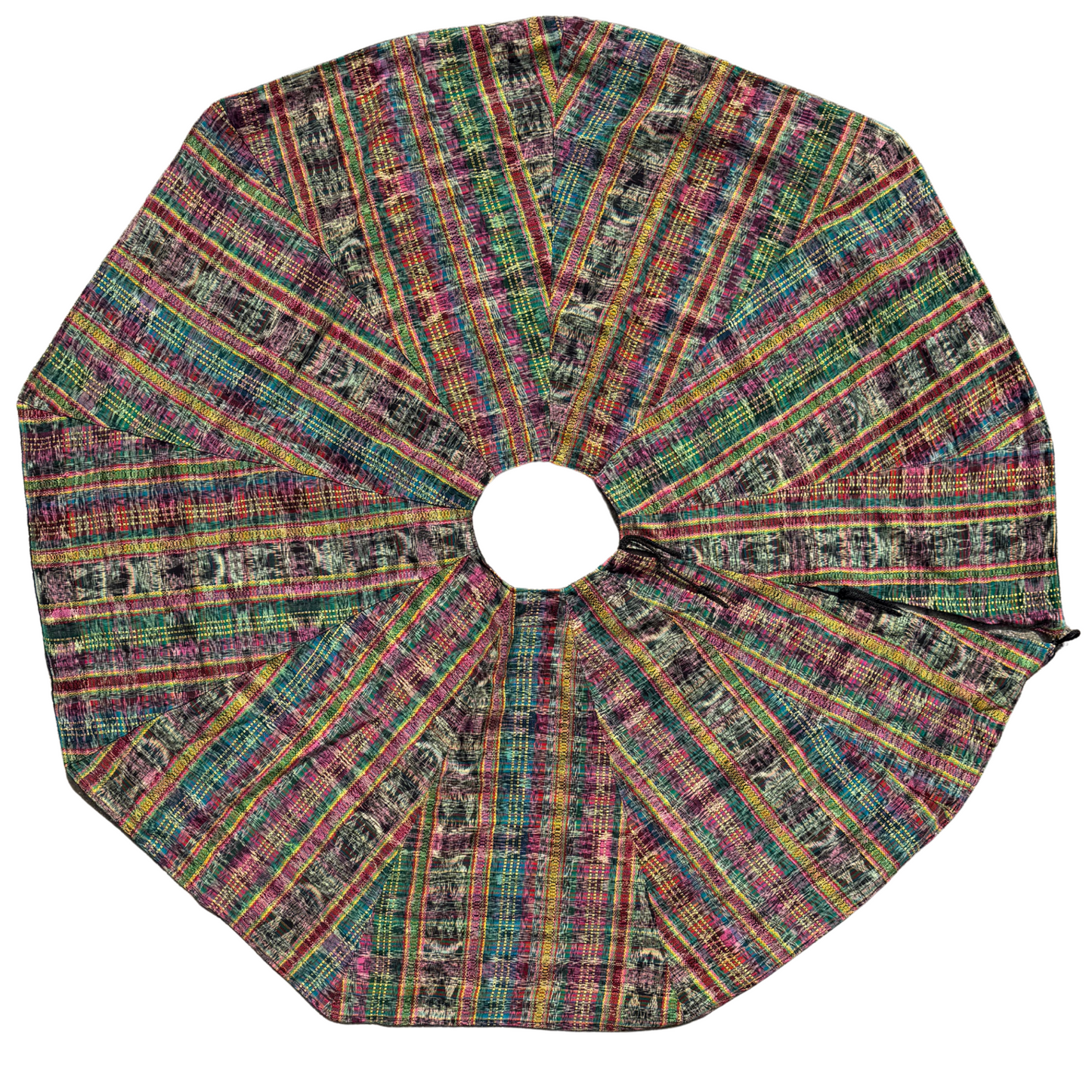 Handwoven Christmas Tree Skirt