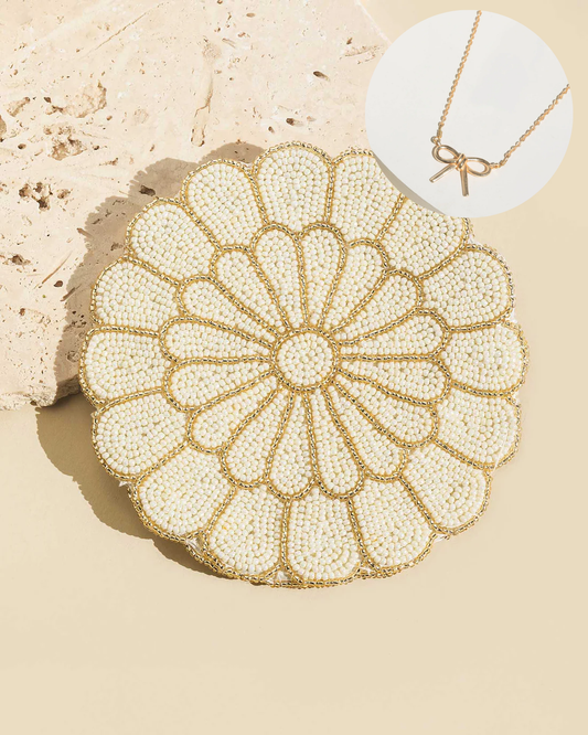 Hand-Beaded Coin Purse
