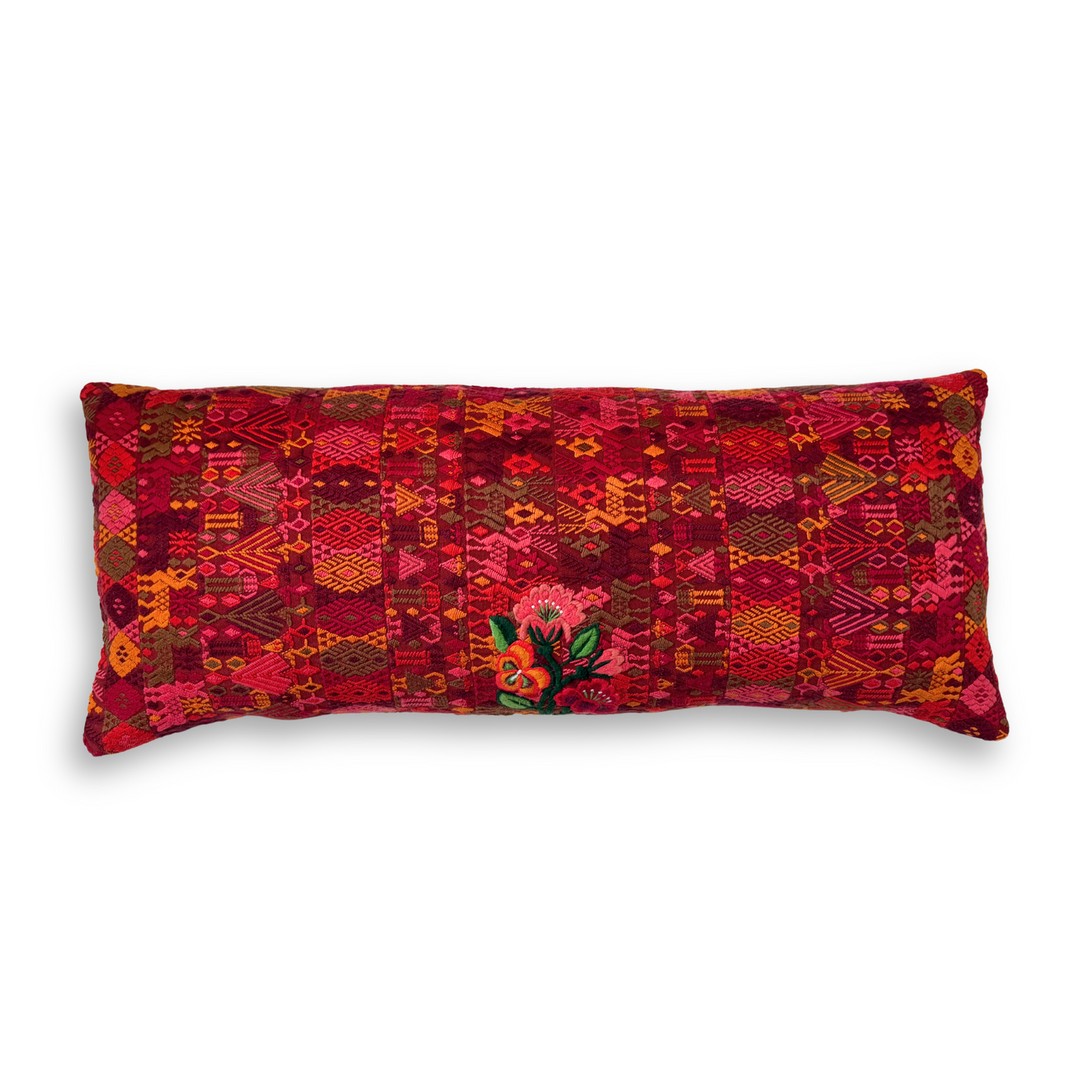 Huipil & Hemp Throw Pillow Cover
