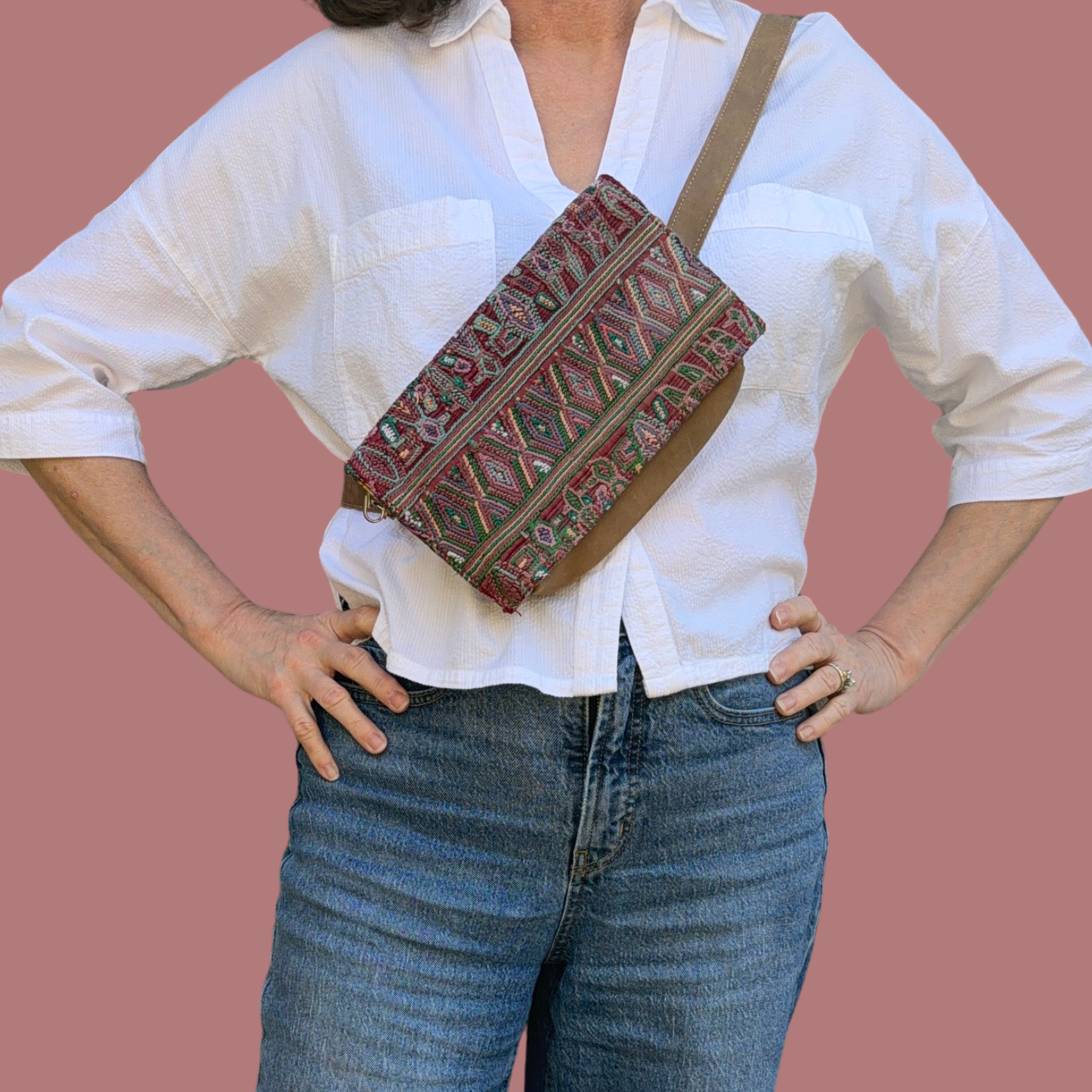 Huipil Convertible Belt Bag - Wristlet