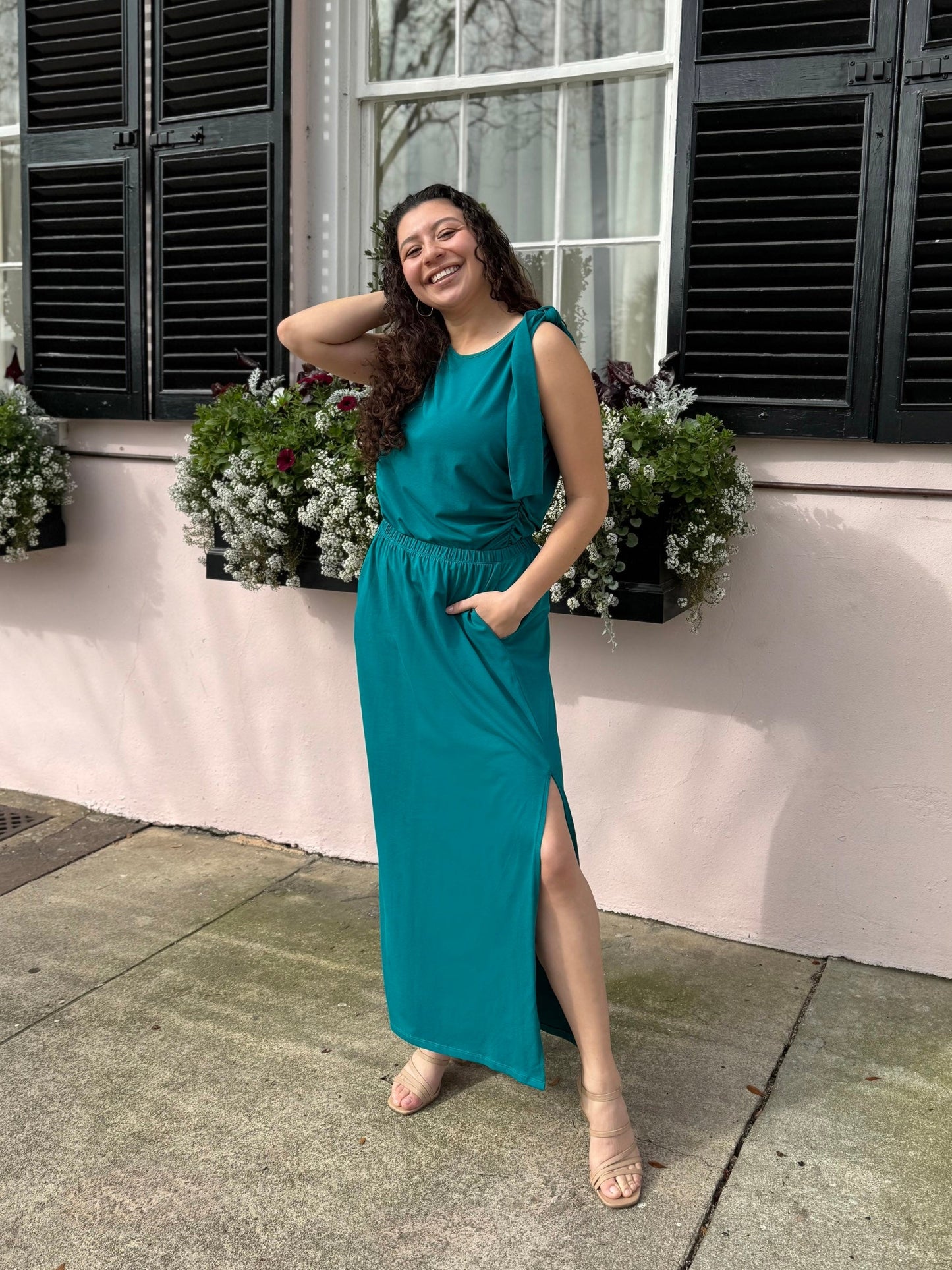 KERRINE top in Teal