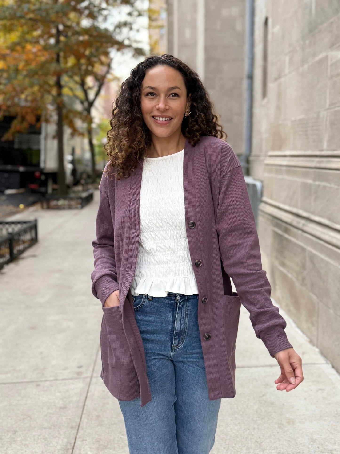 CAECILIA top in Light Ivory