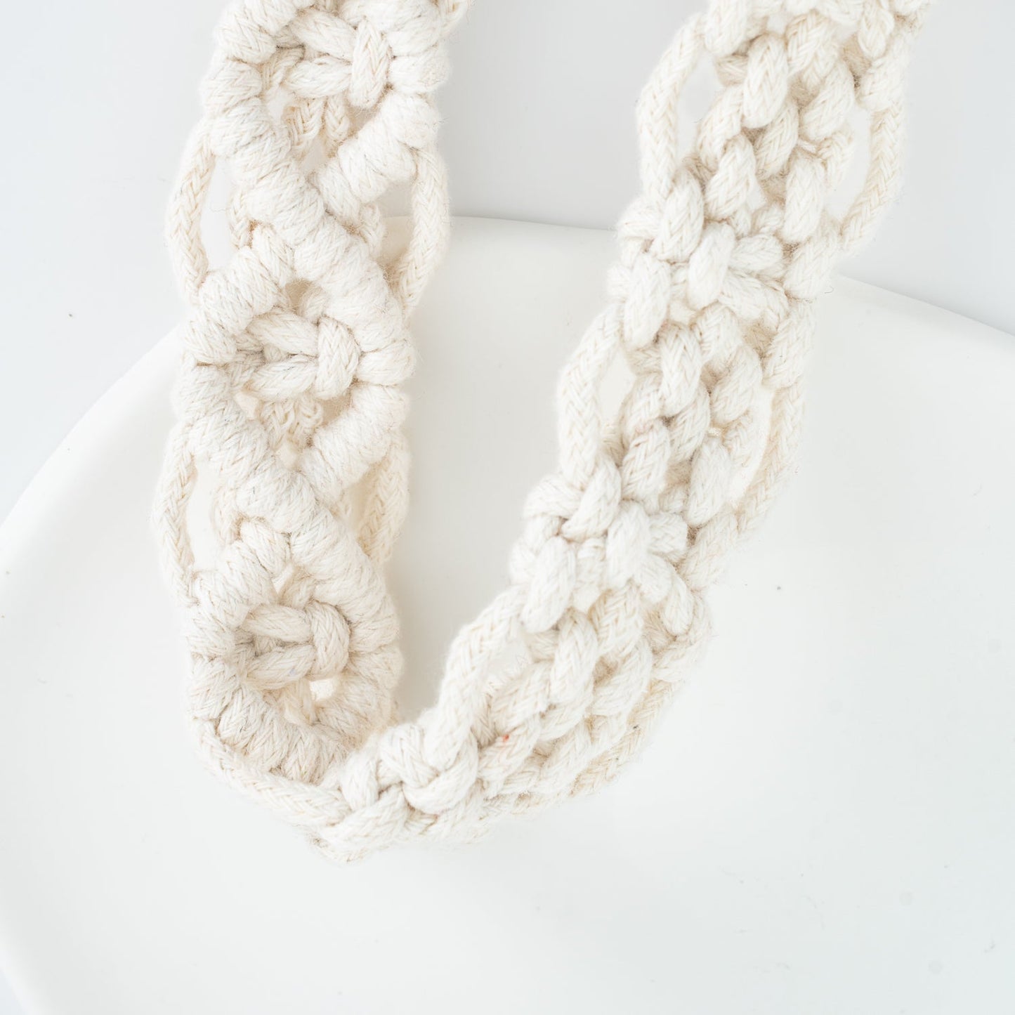 Wear Hope Macramé Crossbody Strap in Natural