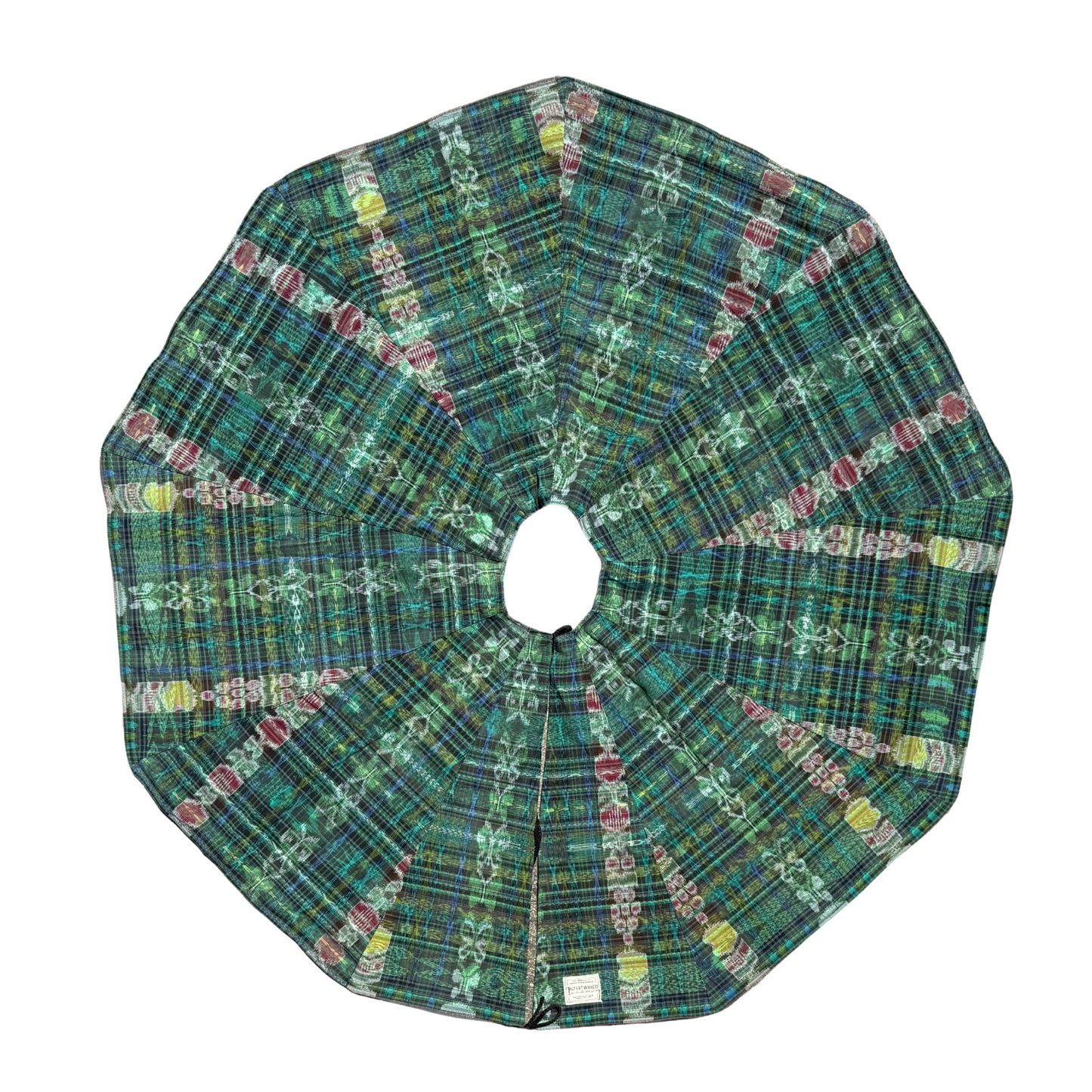 Handwoven Christmas Tree Skirt