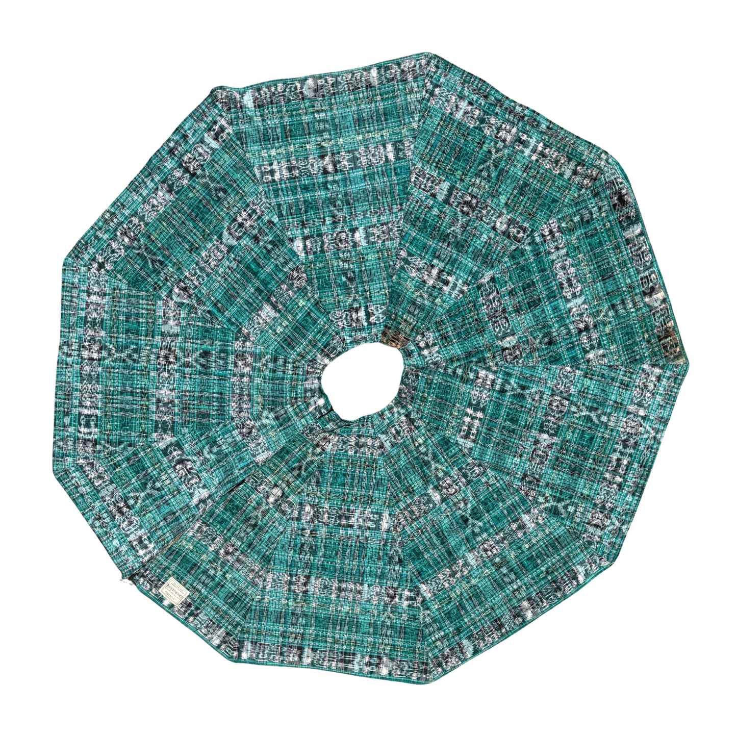 Handwoven Christmas Tree Skirt