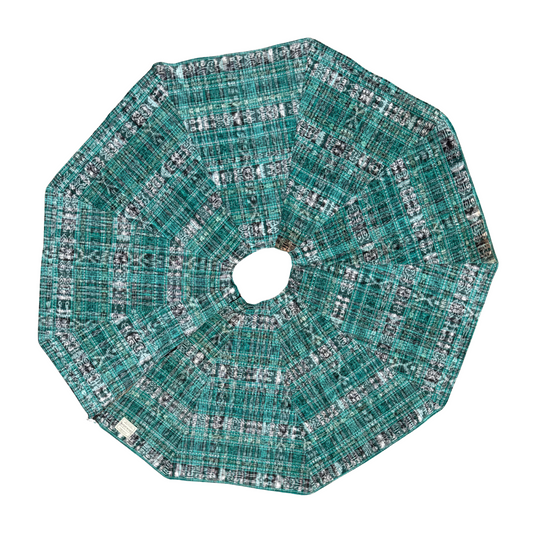Handwoven Christmas Tree Skirt
