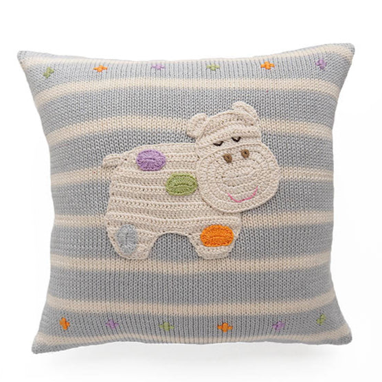 Hippo 10" Pillow