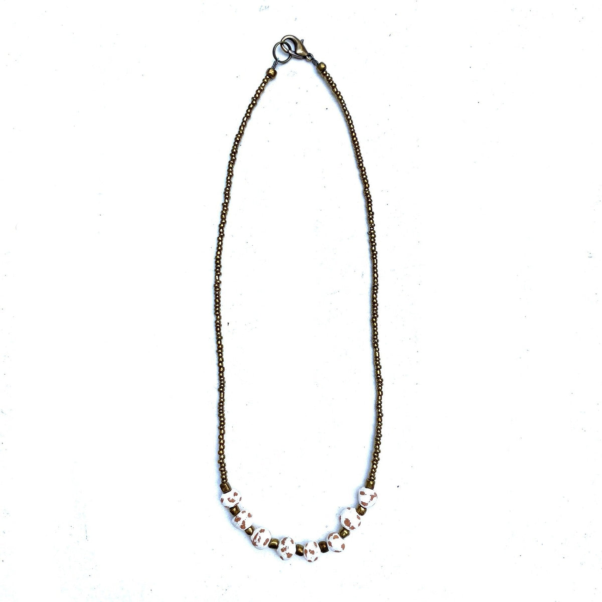 Antique Ceramic Necklace