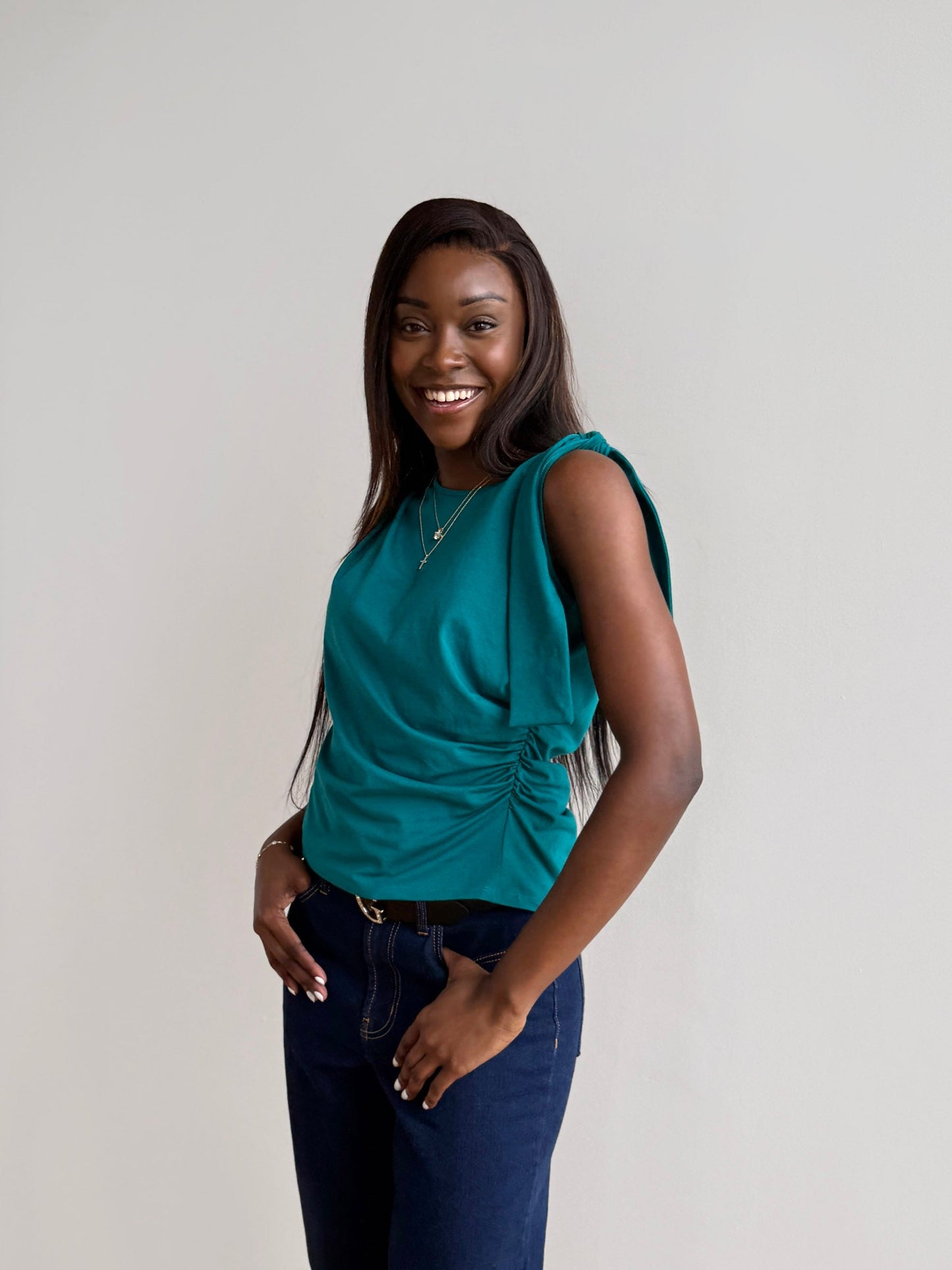 KERRINE top in Teal