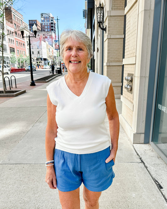 Sleeveless Knit Vest Top