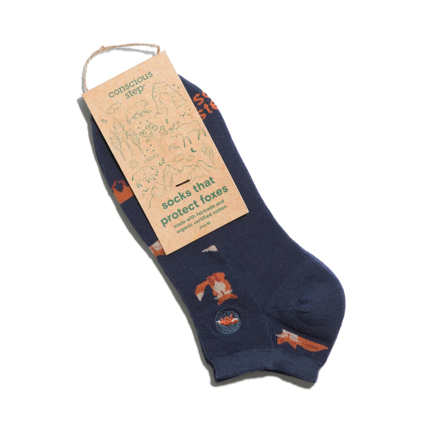 Ankle Socks that Protect Foxes | Gifts for Nature Lovers