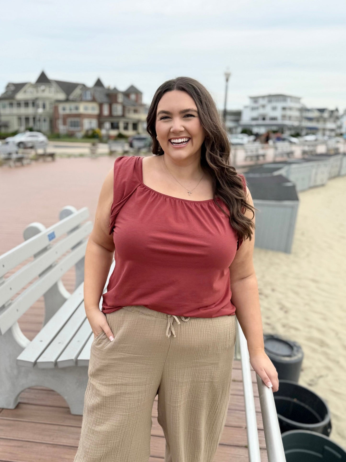 ADORA tank in Earthy Red