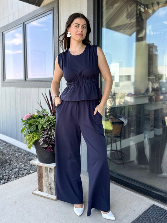 ELLIE pants in Navy