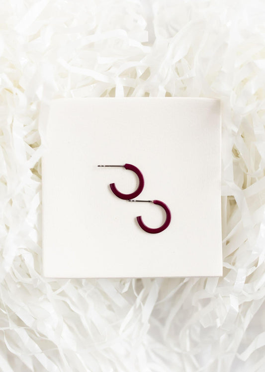 Maroon | Small Game Day Hoops