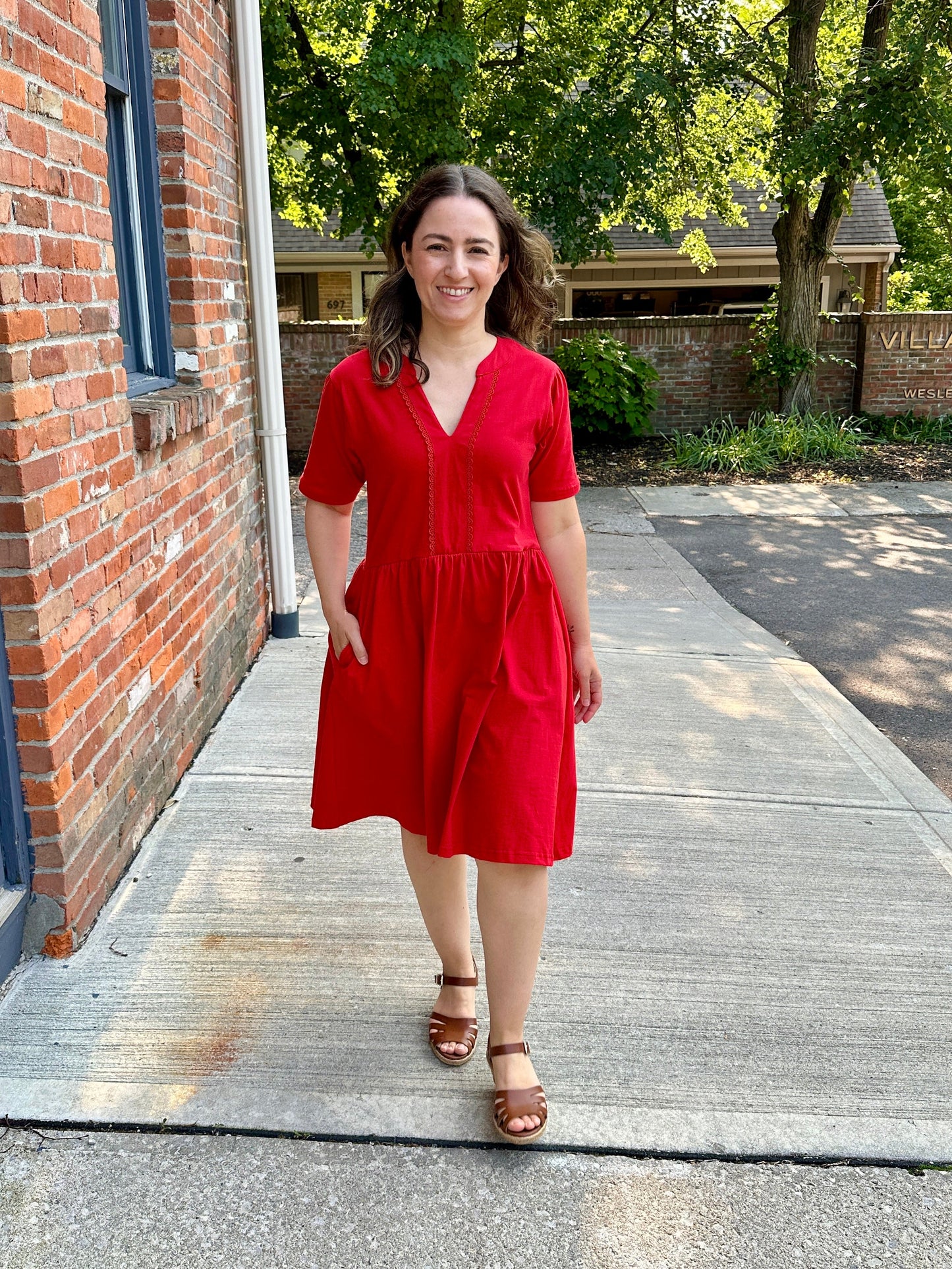 Sunset Knit Dress
