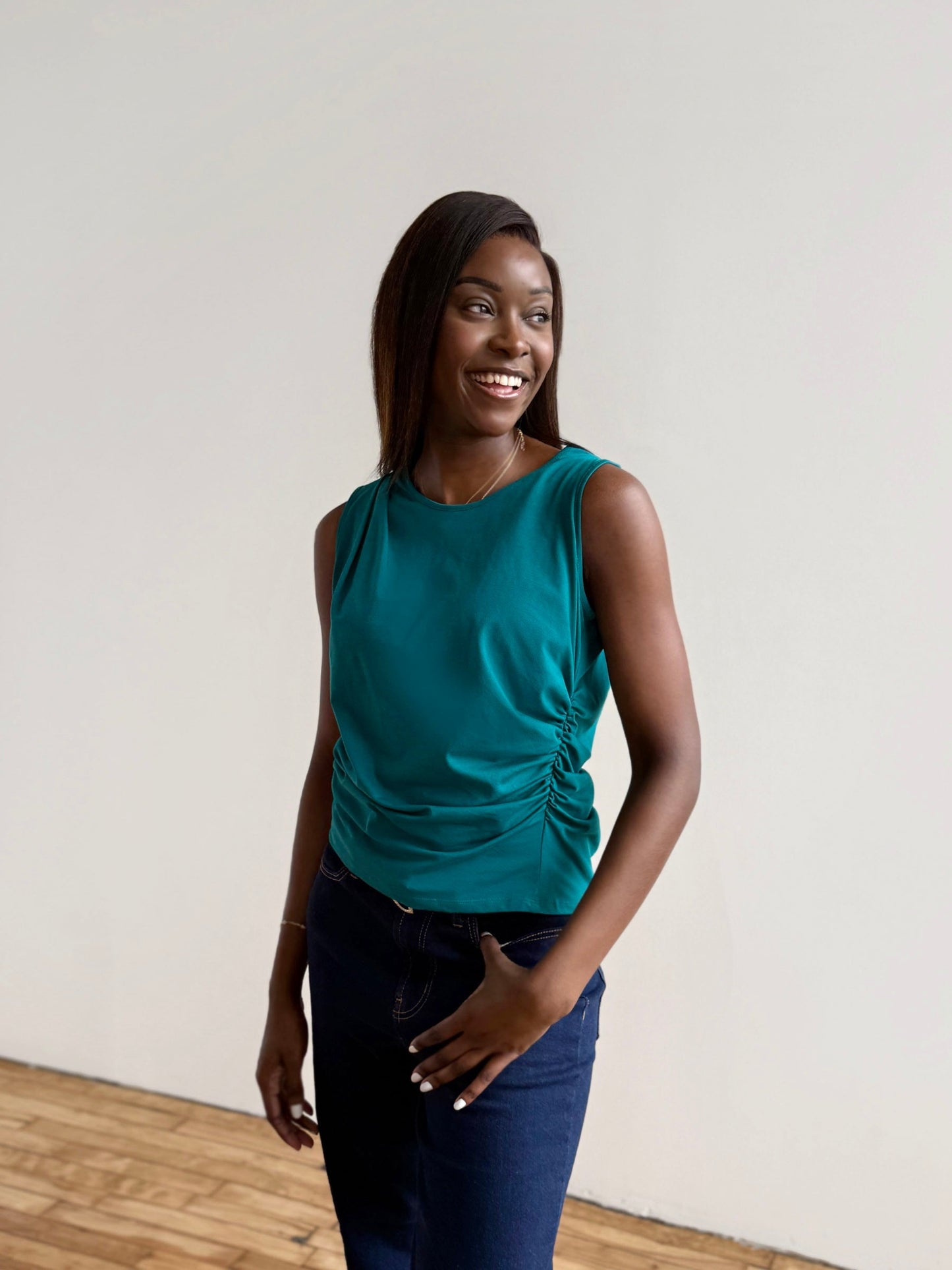 KERRINE top in Teal