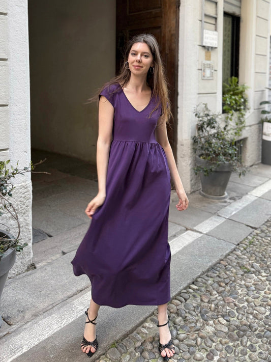 DINAH dress in Midnight Dahlia