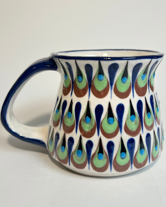 Palopo Jarro Mug (Brown Blue White)