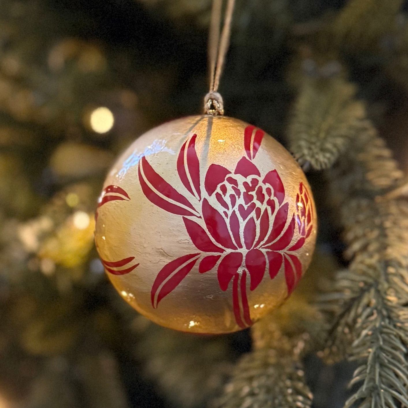 Handpainted Paper Mache Christmas Ornaments from Kashmir – Fair Trade Holiday Decor
