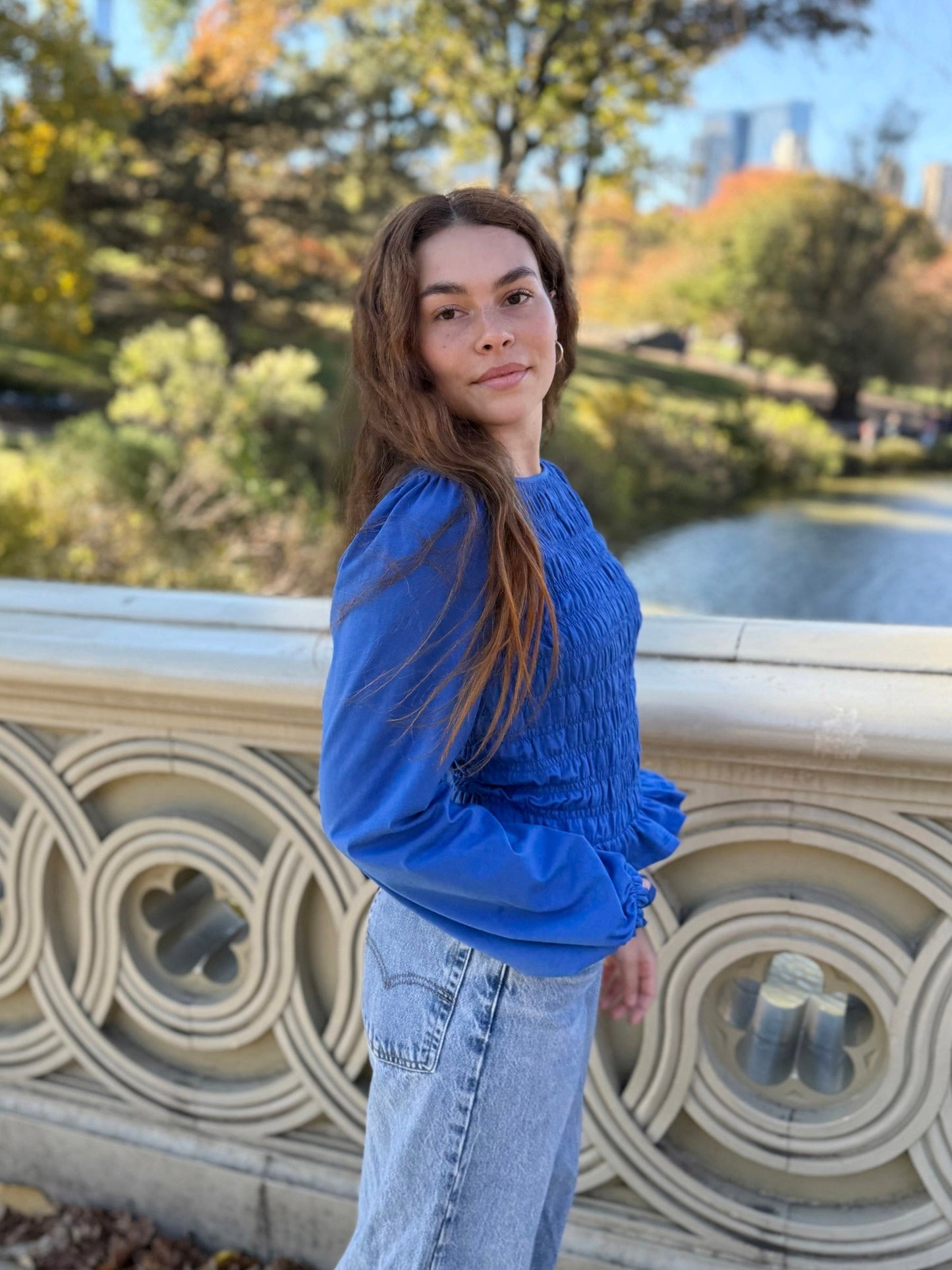 CAECILIA top in Blue Iolite