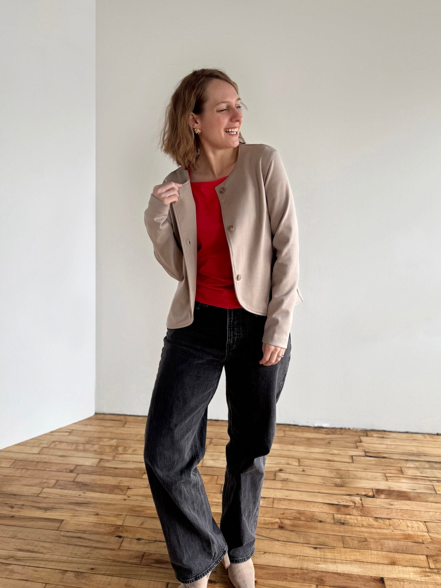 WAVERLY jacket in Desert Sand