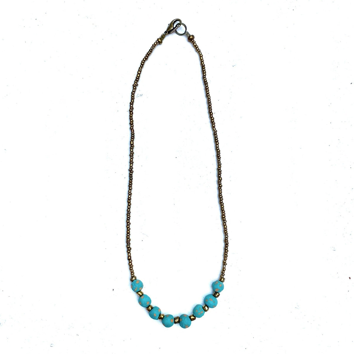 Antique Ceramic Necklace