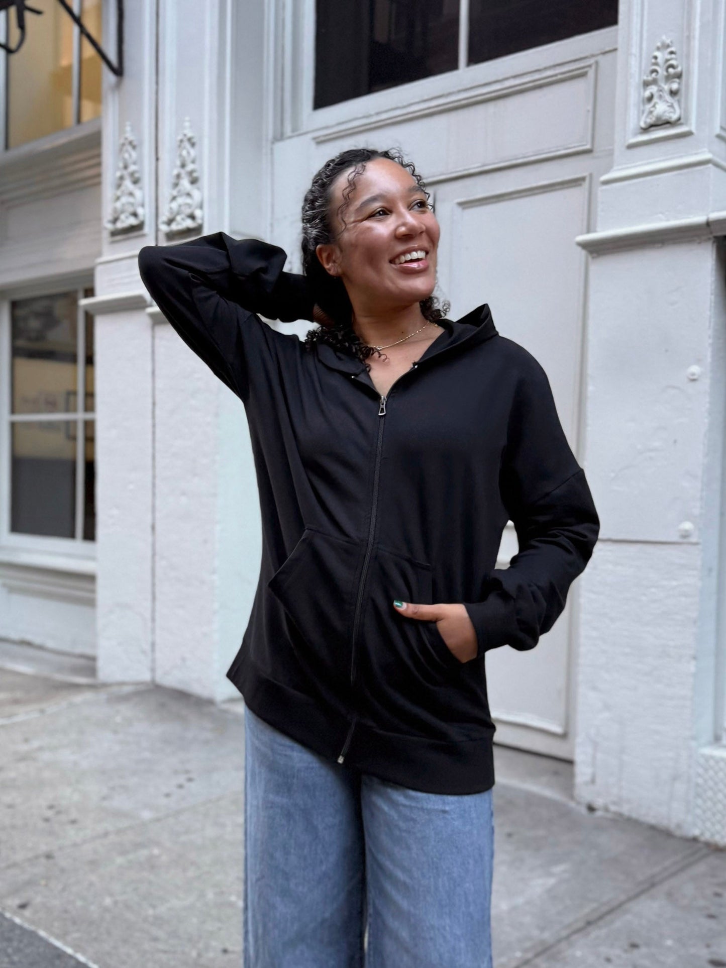 CHARLOTTE hoodie in Black