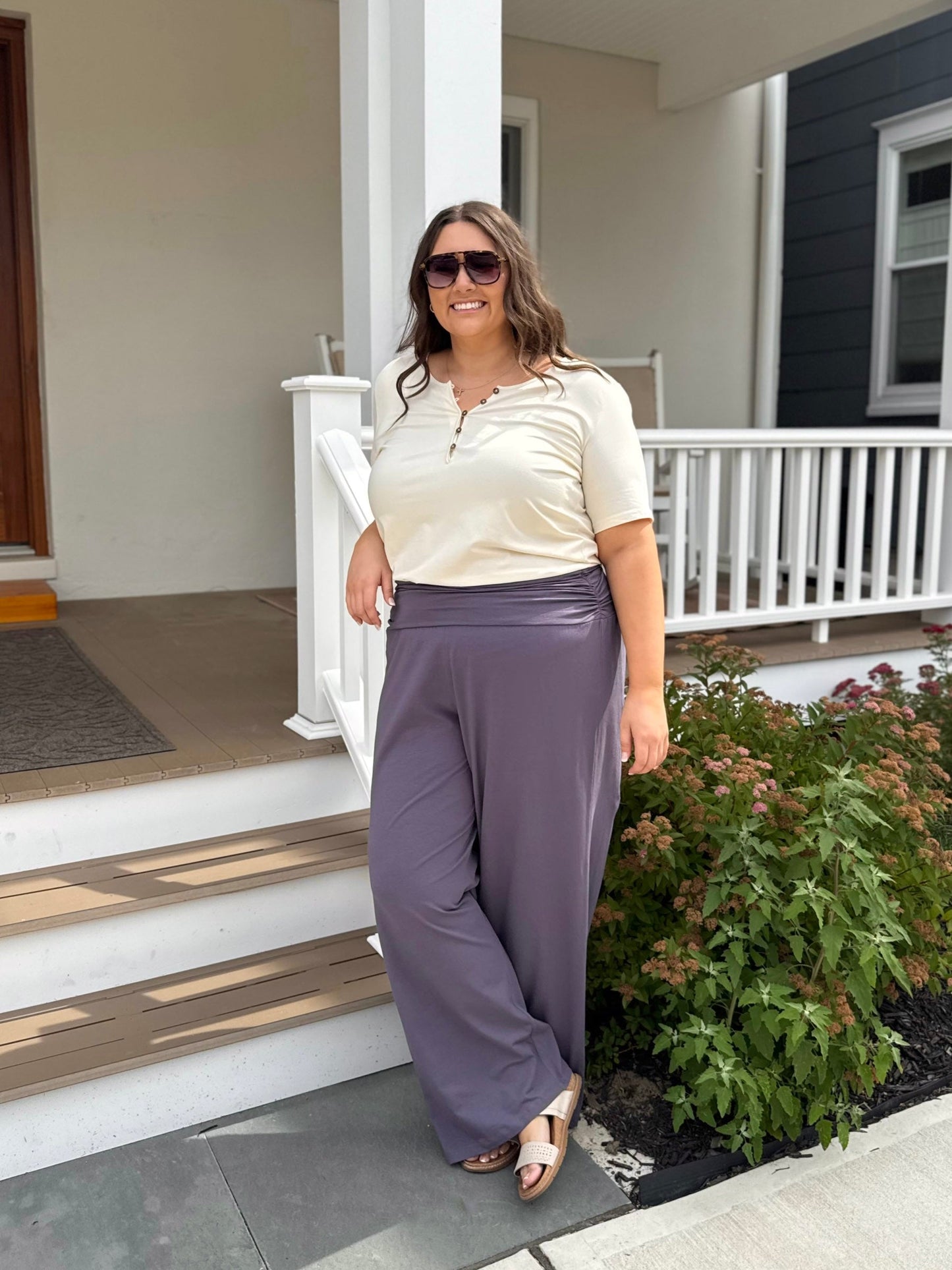 MALIKA pants in Dewberry