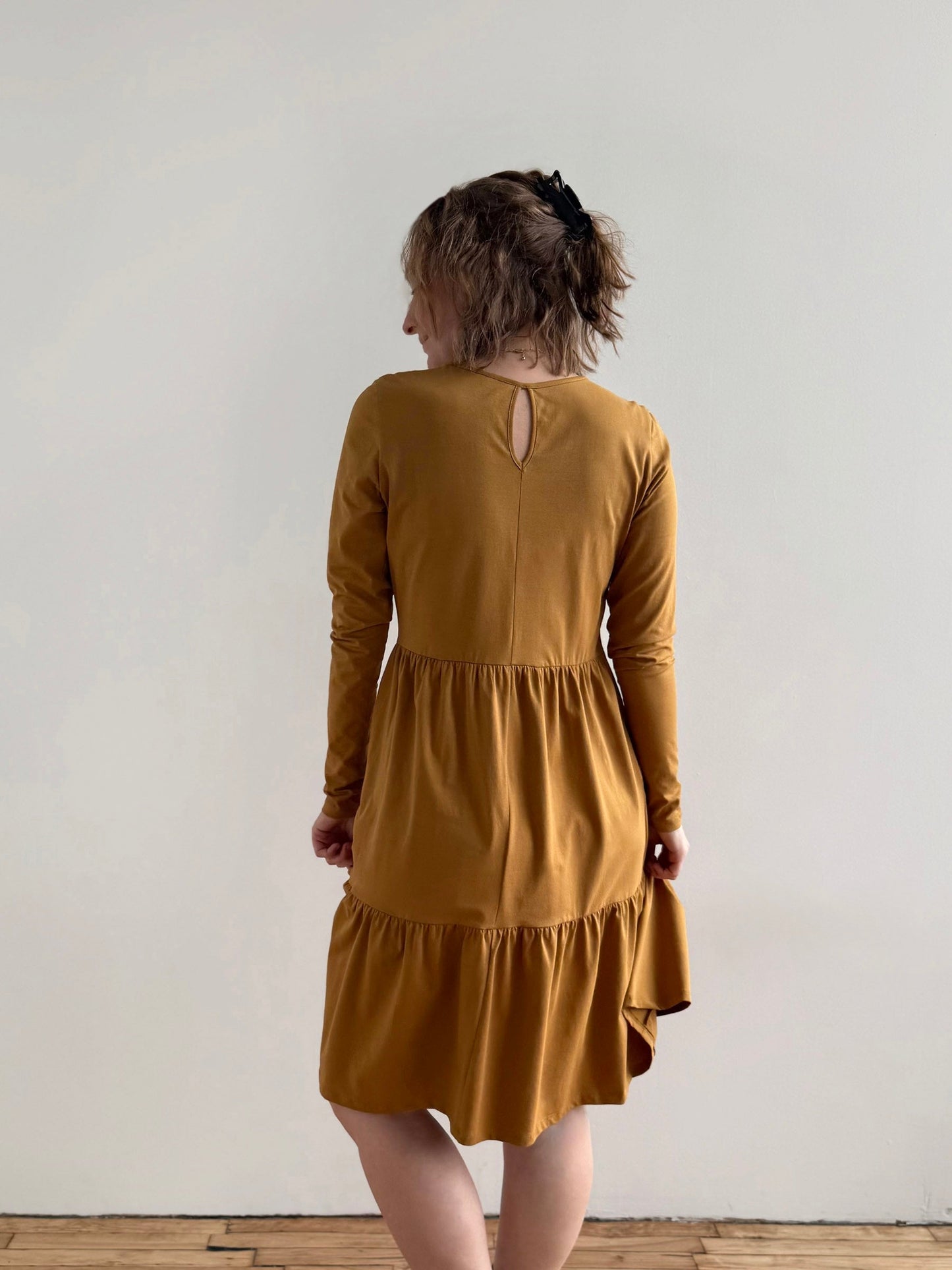 MAISIE dress in Light Amber