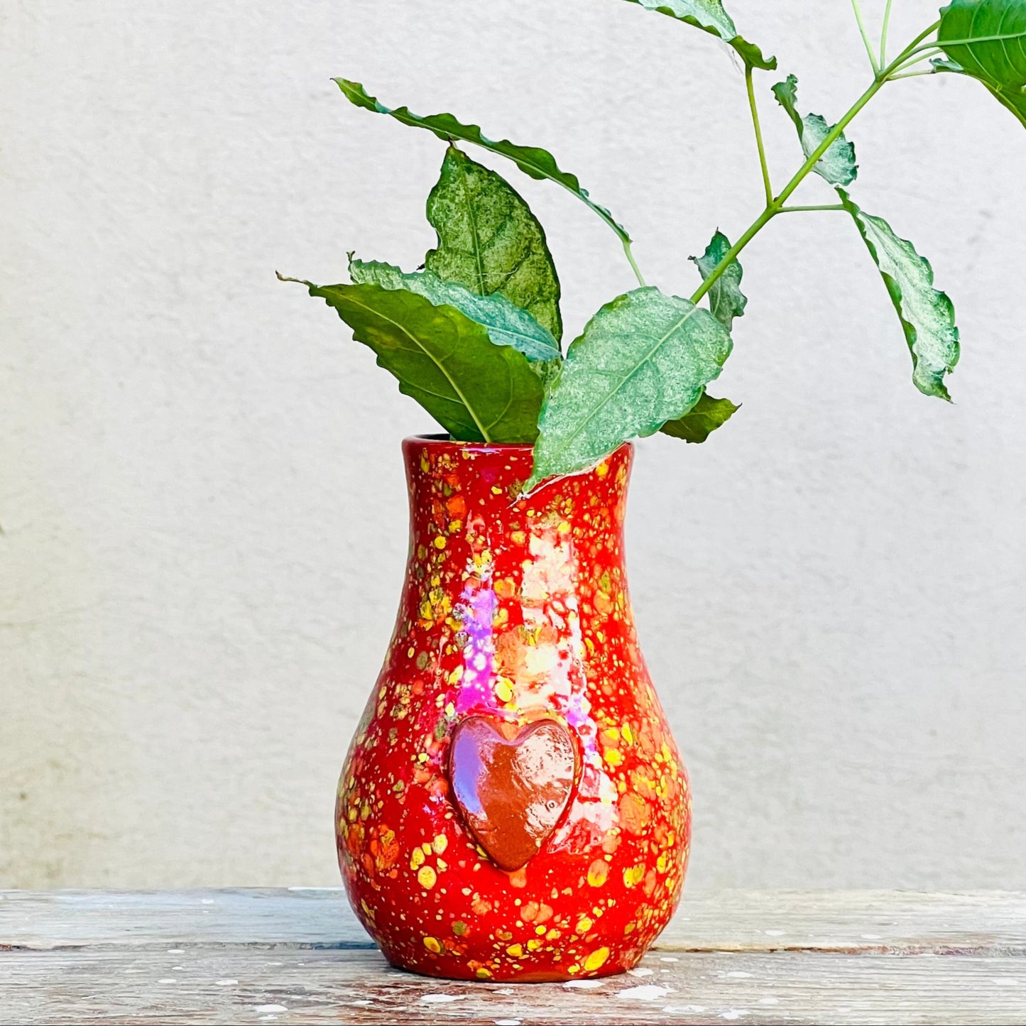 Calliope Heart Vase - Fruit Punch