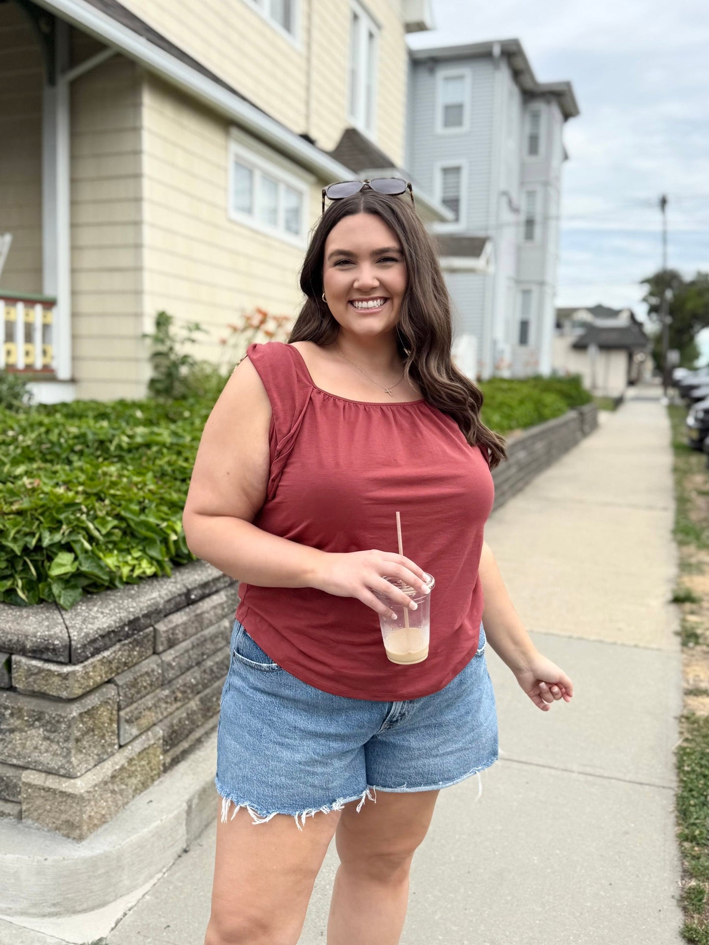 ADORA tank in Earthy Red